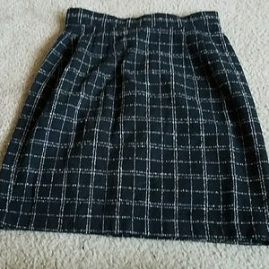 Vintage plaid skirt